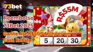 73BET: Ganhe Até R$55,5 Milhões em Cash Rebate