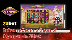 Enfrente Zeus no Gates of Olympus da 73bet
